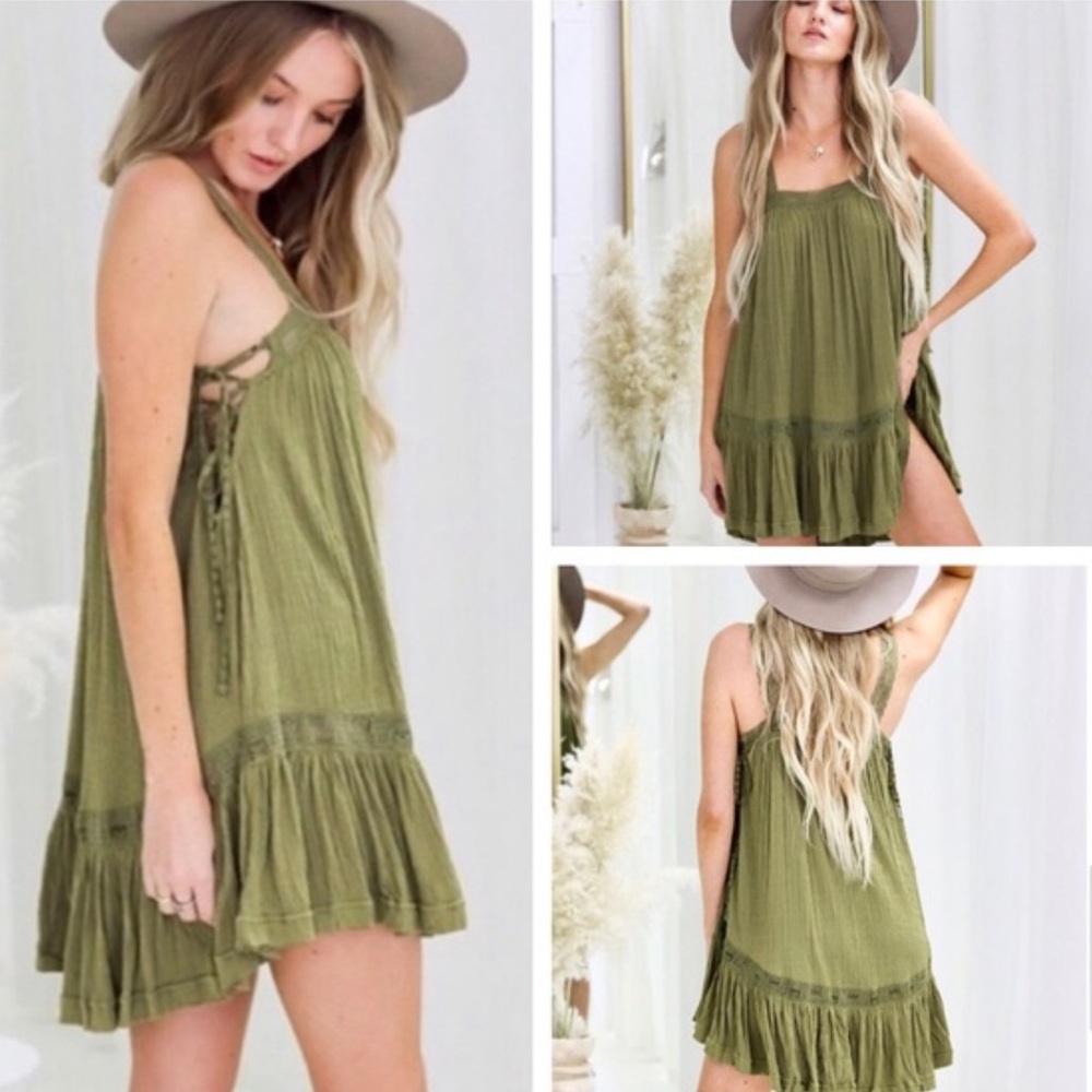 FREE PEOPLE “MOSS” mini dress/tunic